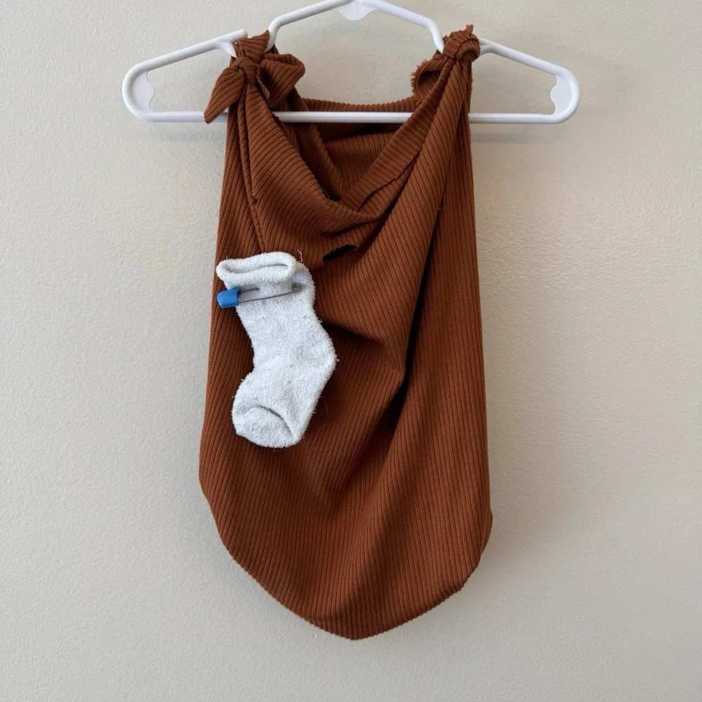 Homemade Halloween Costume House Elf Dobby Harry Potter  Baby Size 6 Mos.